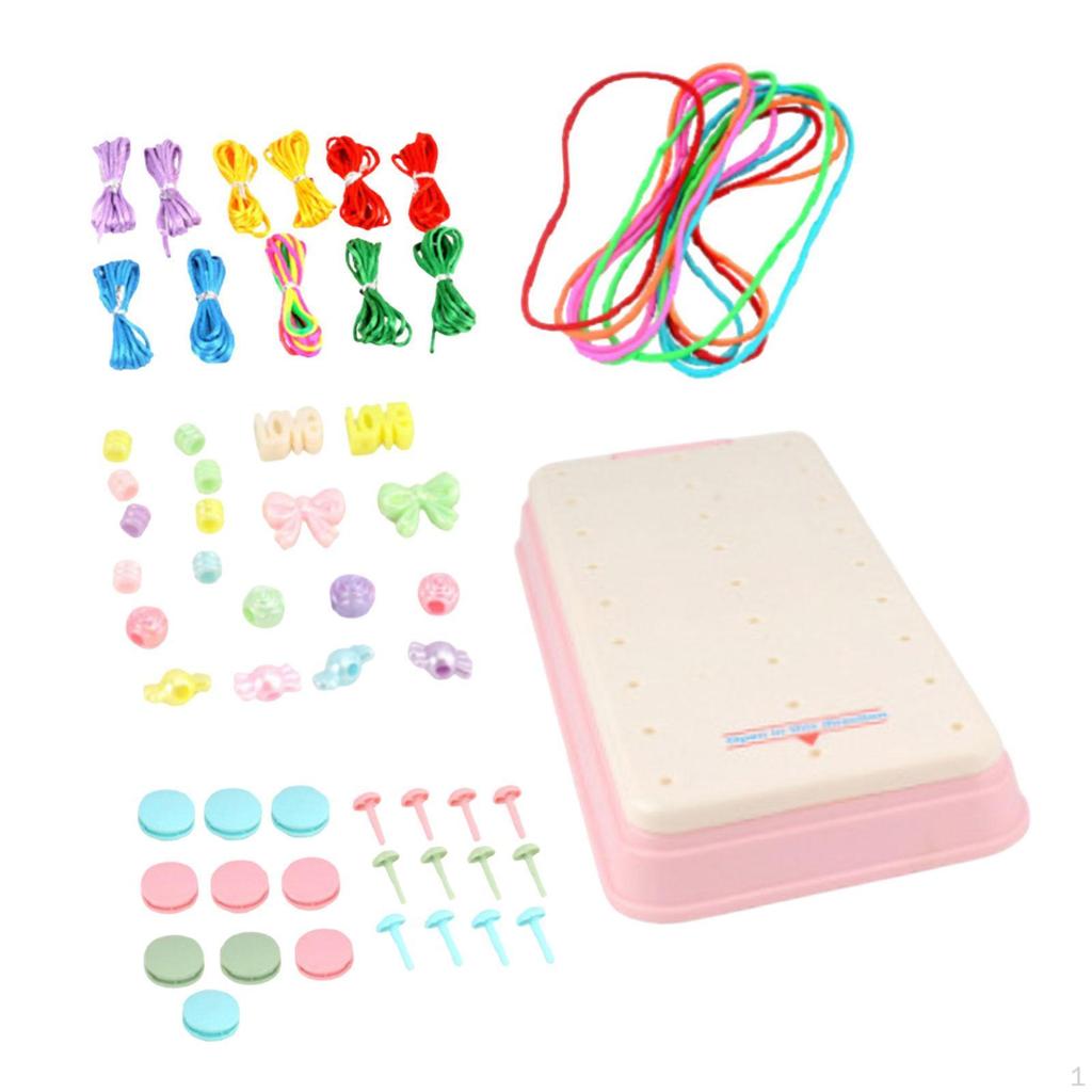 DIY Bracelet Making Colorful Friendship Maker Crafting Toy for Kids