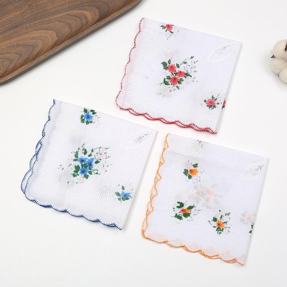 12 Pack Cotton Handkerchiefs Pure Cotton Pure Cotton Handkerchiefs Wedding Supplies