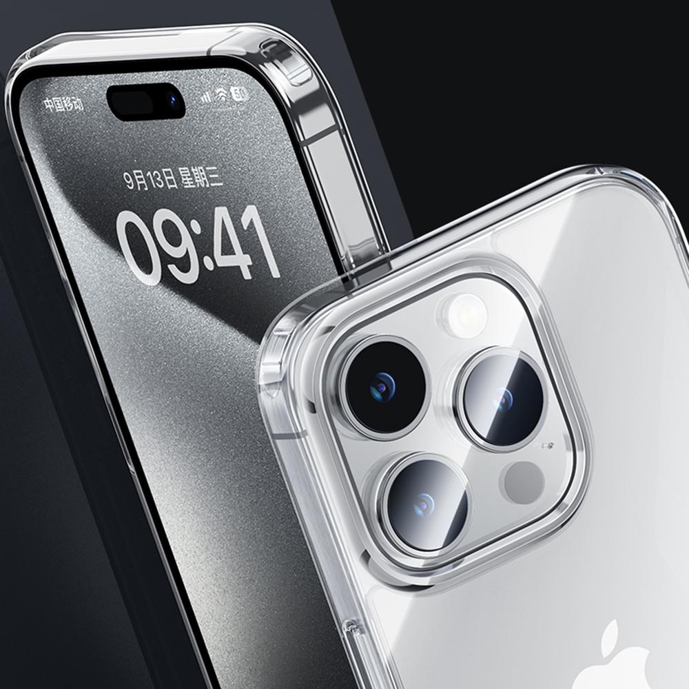 BENKS For iPhone 16 Pro Case TPU Frame Acrylic Back Transparent Phone Cover