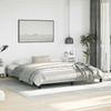 Bed Frame without Mattress Light Grey California King Velvet