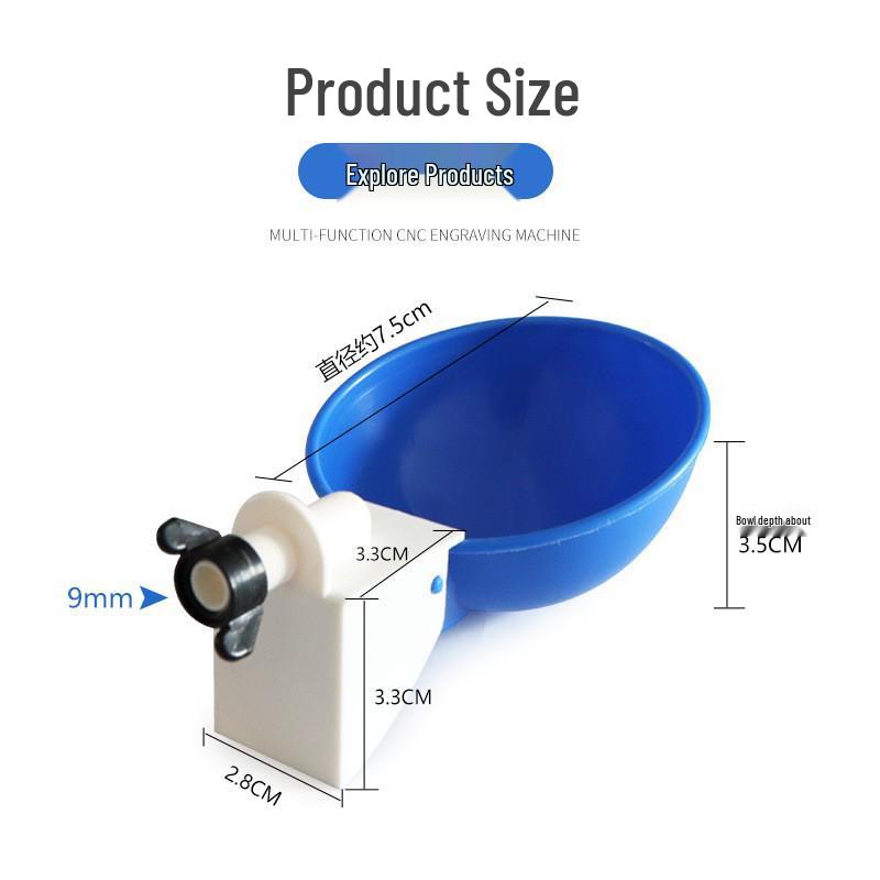 Large Automatic Poultry Drinker for Chickens, Ducks, and Geese