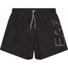 Emporio Armani EA7 SS25 Lace Letter Print Beach Shorts Men Shorts Black 7M000550-AF14497-MC026
