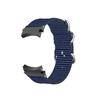 Smartwatch Wristbands Strap Canvas Smartwatch Replacement Band for Watch 4 40mm 44mm for Watch 4 Classic 46mm 42mm Dark