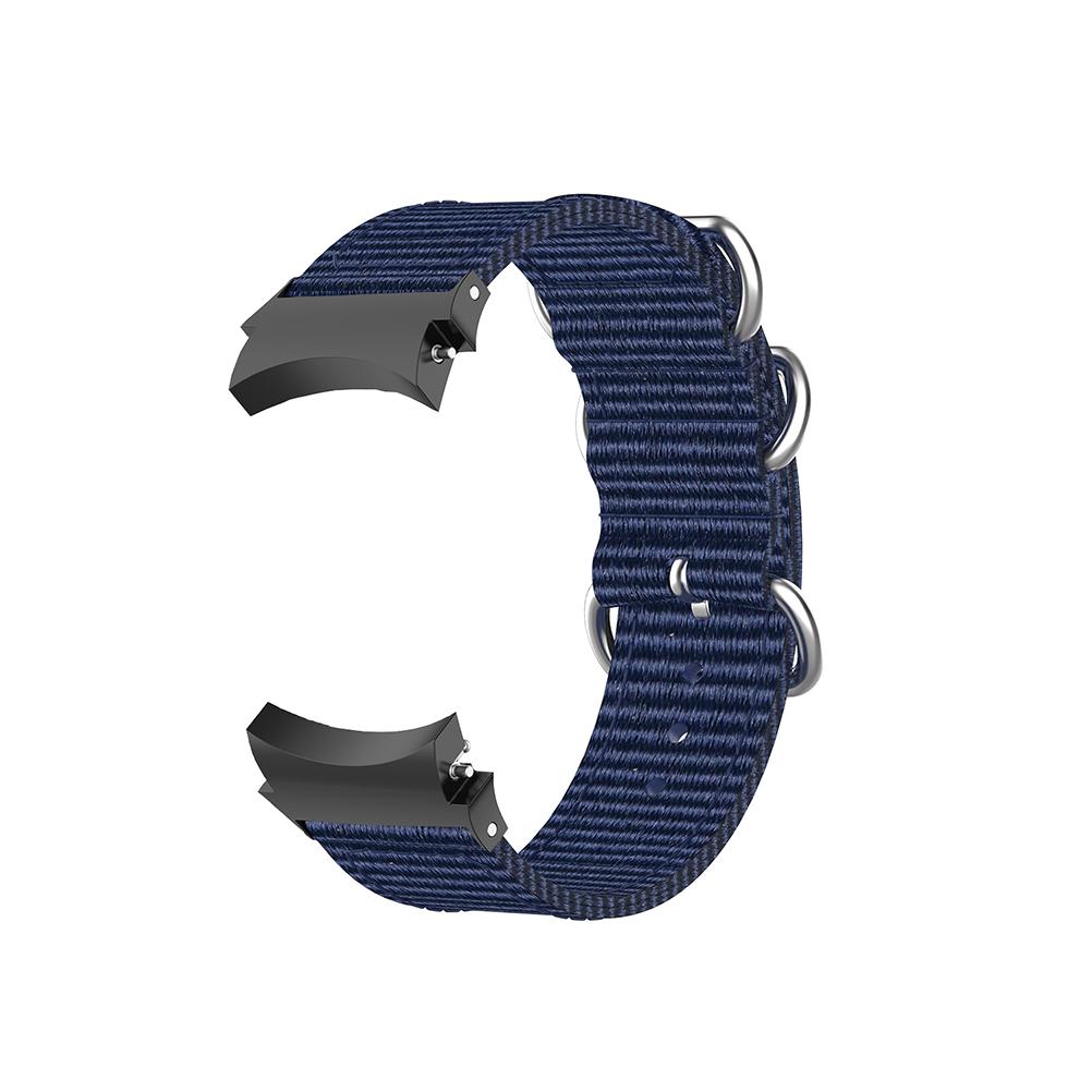 Smartwatch Wristbands Strap Canvas Smartwatch Replacement Band for Watch 4 40mm 44mm for Watch 4 Classic 46mm 42mm Dark
