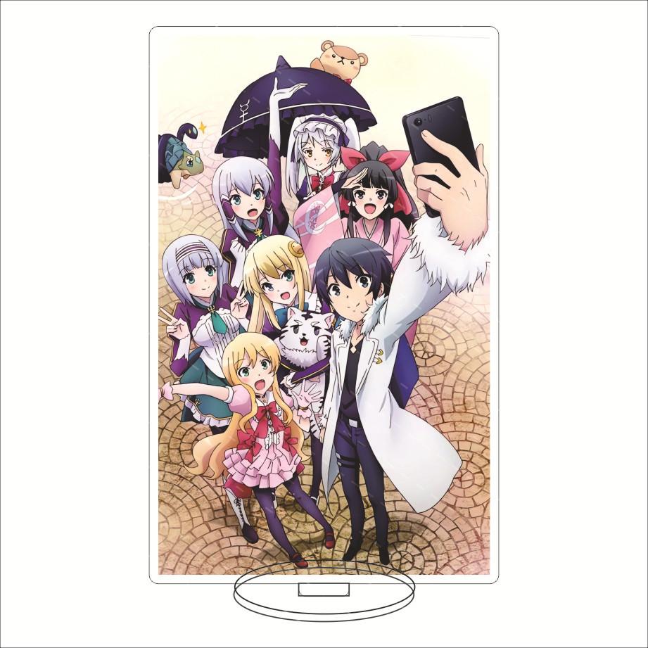 Anime In Another World With My Smartphone Upright Tabletop Decoration Acrylic Game Cartoon Student Society Stand Gift
