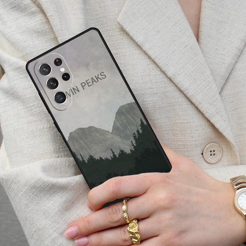 Twin Peaks Cell Phone Case for Samsung Galaxy S26 Ultra S25 S24 S23 S22 S21 S20 Note10 Cover
