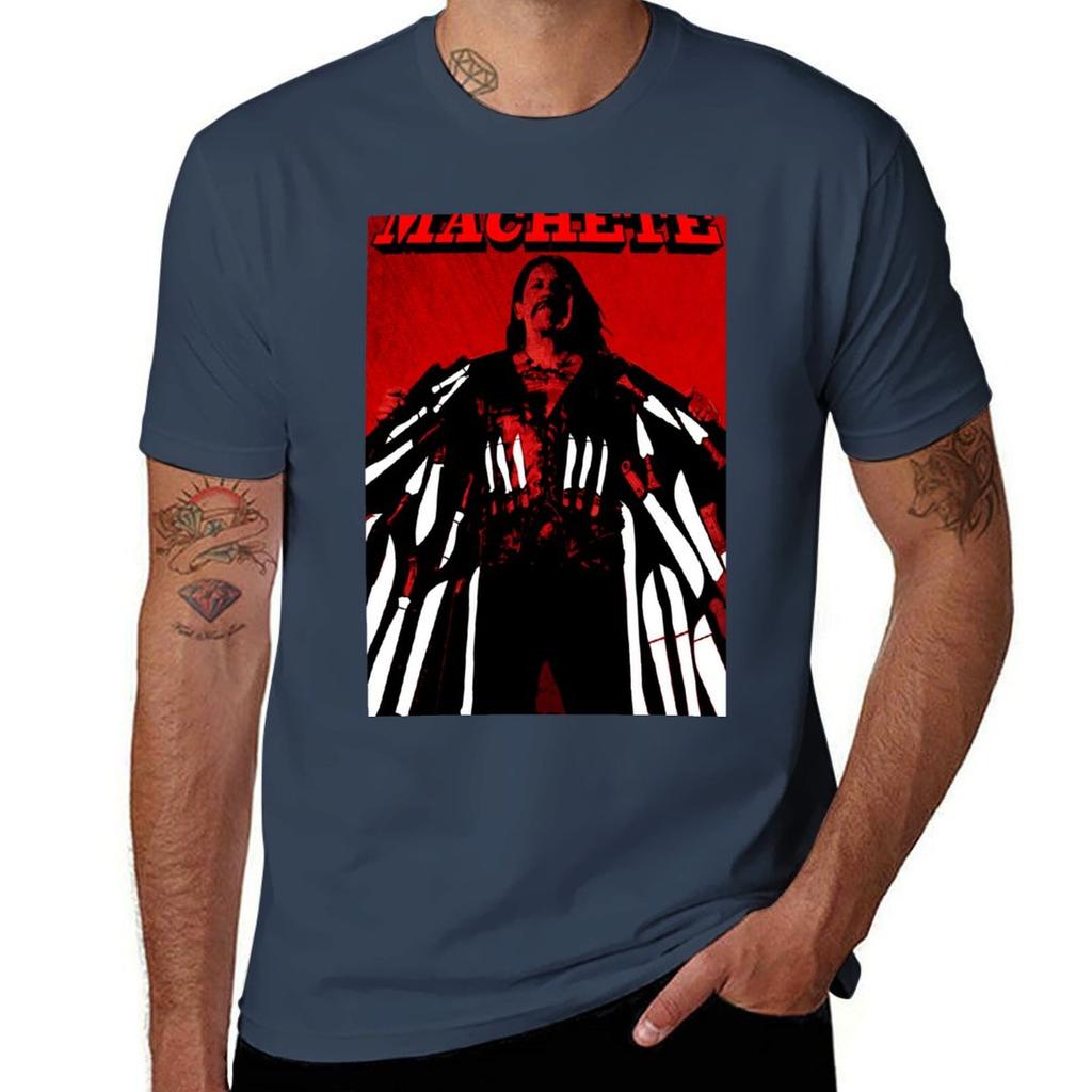 Machete T-Shirt T-Shirts mit Druck Herren T-Shirt Designer Baumwoll-T-Shirt Herren T-Shirt