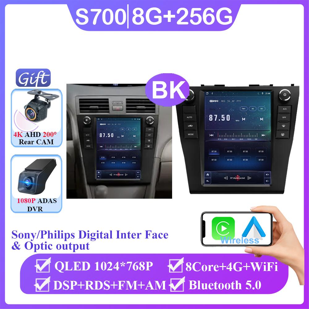 Android 14 9.7 Inch NO 2din Carplay Android Auto For Toyota Camry 6 XV 40 50 2006 - 2011 Car Radio Multimedia Player Navigation