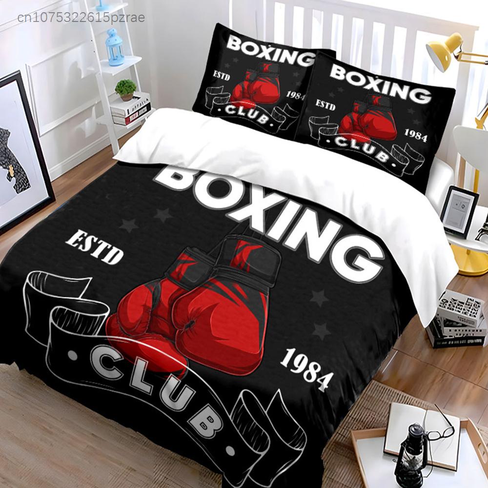 """Boxhandschuhe Sport Trainingsset""" Mehrere Größen für Kinder und Erwachsene Schlafzimmer Exquisites 3-teiliges Bettwäscheset, Geschenk"""