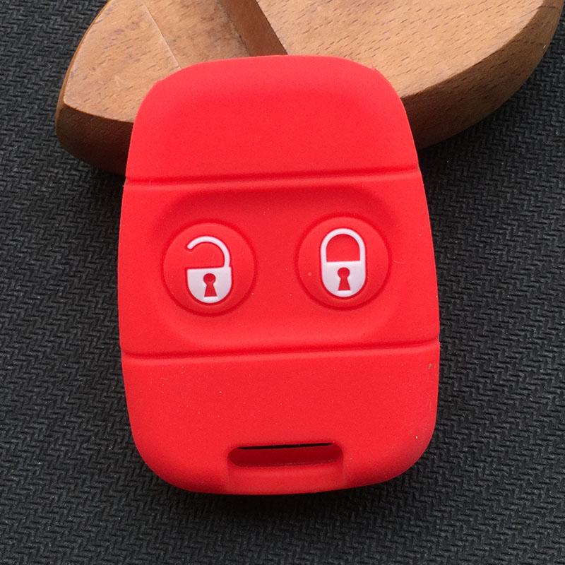 Silicone Car Key Cover Case for Rover MG for Land Rover Defender Freelander 2Buttons Remote Key Alarm Key Case Shell