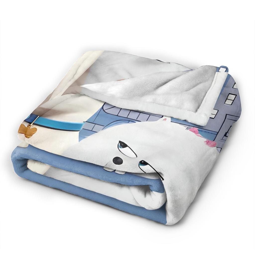 La Vita Segreta degli Animali Domestici Coperta di Flanella Primavera Morbida Calda Plaid per Bambine Bambini Divano Sedia Copriletto alla Moda Copriletto
