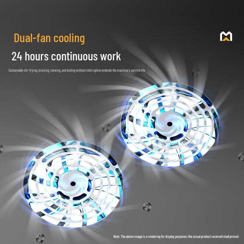 Commercial High-Power Concave Induction Cooker