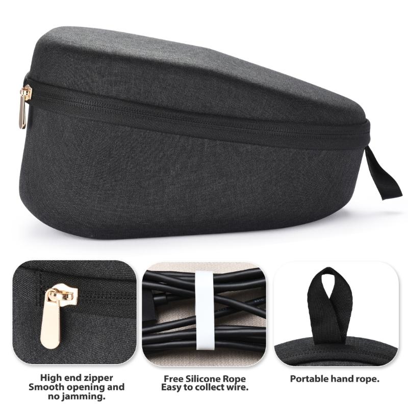 Carrying Case For Pulse Game Headset Travel Case Bag With Handy Strap And Inner Compartments