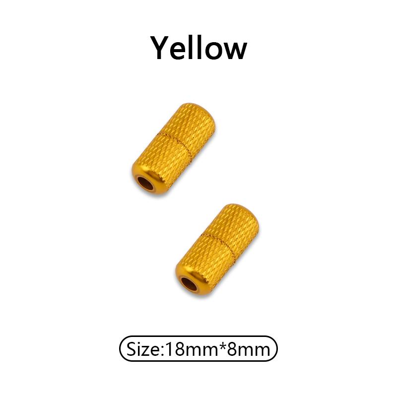 1 Pair Aluminum Capsules Lock Shoelaces Sneakers Buckle Metal No Tie Shoe Laces Colorful Lock Buckle Kits Shoelace Accessories