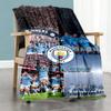 Manchester City Personalized Name Blanket Lightweight Personalized Blanket Soft & Cozy for Home Decor Couch Living Room Livingroom All-Season Use