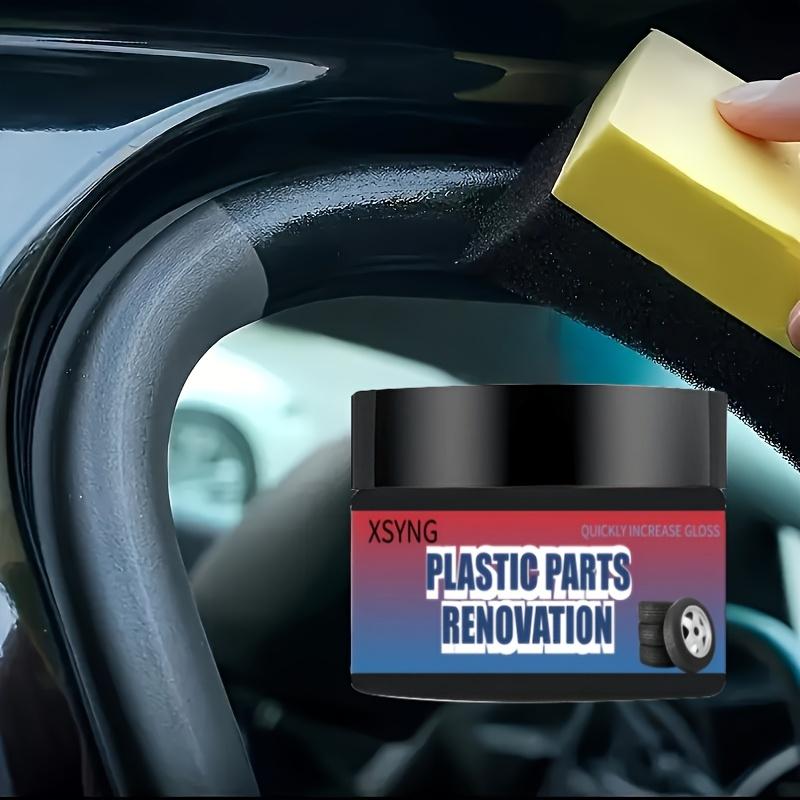 Suitable for various colors of car interiors and tire care, long-lasting care repair wax, plastic parts repair rubber strip repair, and scratch repair