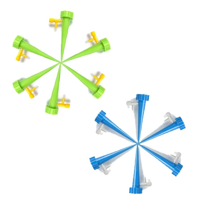 6/12/18/24/30pcs Auto Drip Irrigation Watering Device Self-Watering Dripper Kits Garden Household Flower Automatic Waterer Tool