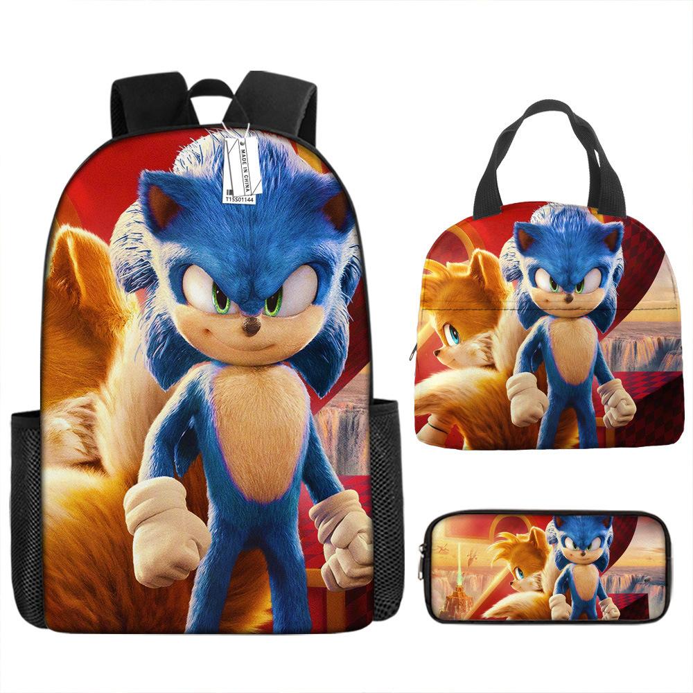 Backpack Trend Backpack Anime Large Capacity Elementary School Bag Lunch Bag