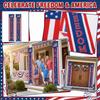 American Independence Day Flag Hanging Door Curtain Door Flag