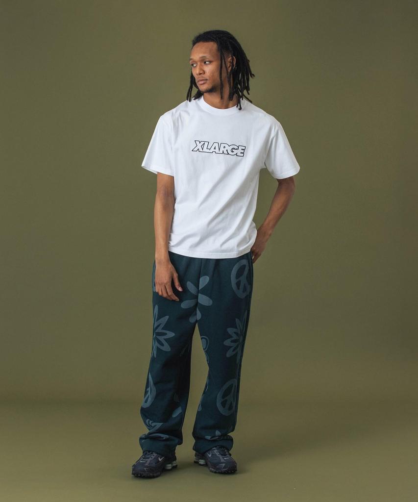 [Extra Large] Casual Standard Logo Short Sleeve Tee, Men's, White