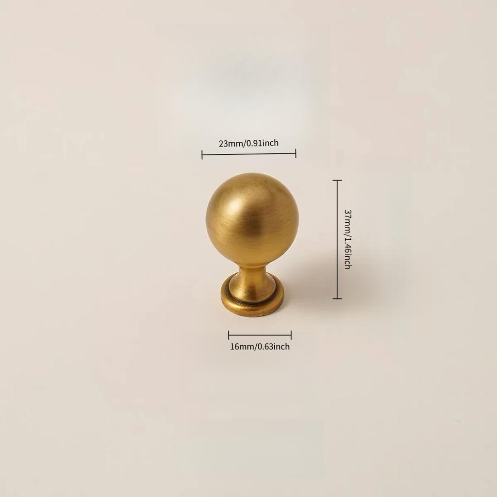 French-style vintage alloy handle for wardrobe doors, cabinets, drawers, shoe cabinets, and furniture in American antique bronze