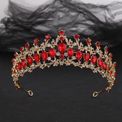 Bridal Crown Barlow Crystal Princess Crown Headdress Bride Wedding Hair Accessories Wedding Dress Accessories