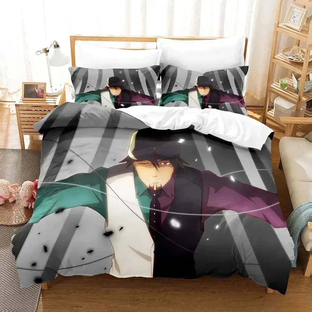 Tiger & Bunny Comfortable Duvet Quilt Cover Pillowcase Bedding Set Children Bedroom Decoration Home Textile