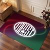 Tappeto in Velluto di Cristallo con Stampa Calcio Nottingham Forest, Comodo Assorbente d'Acqua Antiscivolo Tappeto per Pavimenti Interni