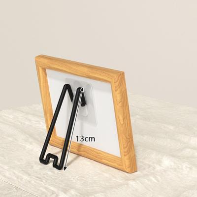 2pcs Sticky Back Metal Photo Frame Stand Self Adhesive Back Support Picture Frame Back Bracket Photo Display Rack Holder