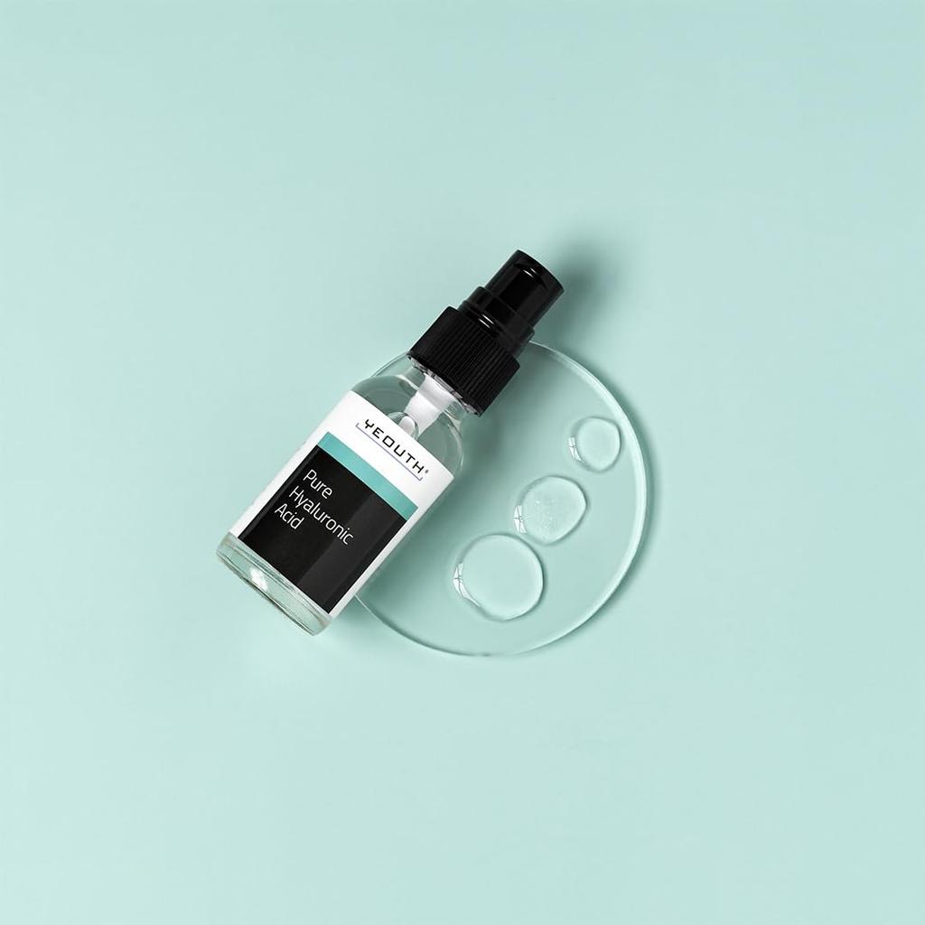 YEOUTH Hyaluronic Acid Face Serum 30ml (1oz) Moisturizing Skin Care Gentle Formula Light Texture Easy to Use for Daily Skin Care hyaluronic acid face