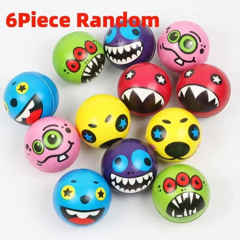 6 Pcs Toys Stress Ball Anxiety Relief For Boys Girls  Squeeze Ball That Relieves Stress Interesting Children Toys