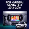 For Hyundai Santa Fe 3 2013 - 2016 Carplay Auto 4G+WIFI GPS Car Radio Navigation Multimedia Video Player Stereo BT Android 14