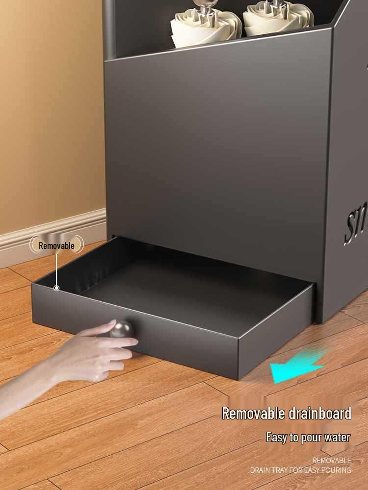 

Настенная стойка для зонтов для входа в коммерческое здание Black Small