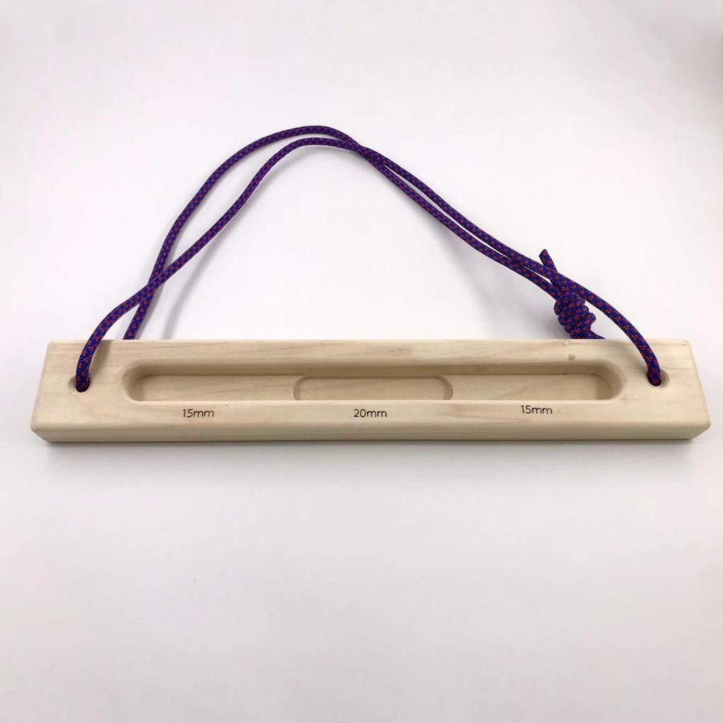 Rock Climbing Training Board Wood Hangboard Portable Finger Workout For Climbing Safety Supplies