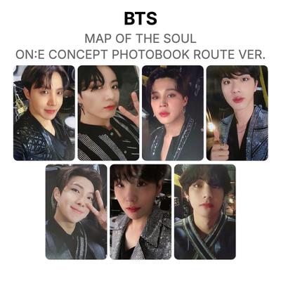 BTS MAP OF THE SOUL ON:E CONCEPT PHOTOBOOK ROUTE VER. Official Photocard