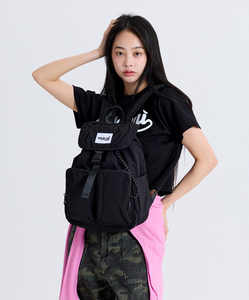 Macni Field Backpack Black