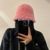 Fisherman's Hat Shows Off Her Face Without Makeup and Is Versatile and Warm To Cover Her Face Japanese Hairy Pot Hat