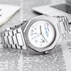 Minimalist Aesthetic Octagonal Watch Creative And Humorous "Who Cares If I'm Already Late" Printed Dial Casual Daily Watch