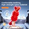 Brinquedos para Cães de Borracha Natural para Roer Ossos de Nylon para Limpeza Dental, Ossos Revestidos de Borracha para Refrescar, Interativos para Autoentretenimento e Combater o Tédio