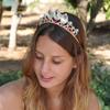 Sparkly Rhinestone Bridal Wedding Crown Pearl Headband Crystal Tiara  Wedding Photography