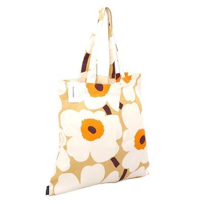 Tote Bag Unikko 44x43cm Cotton 74583 841 Caramel