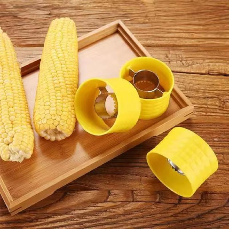 Corn Peeler Corn Plow Threshing Separator Corn Knife Stainless Steel Corn Cob Cutter Shaver Kitchen Small Tool Accessories
