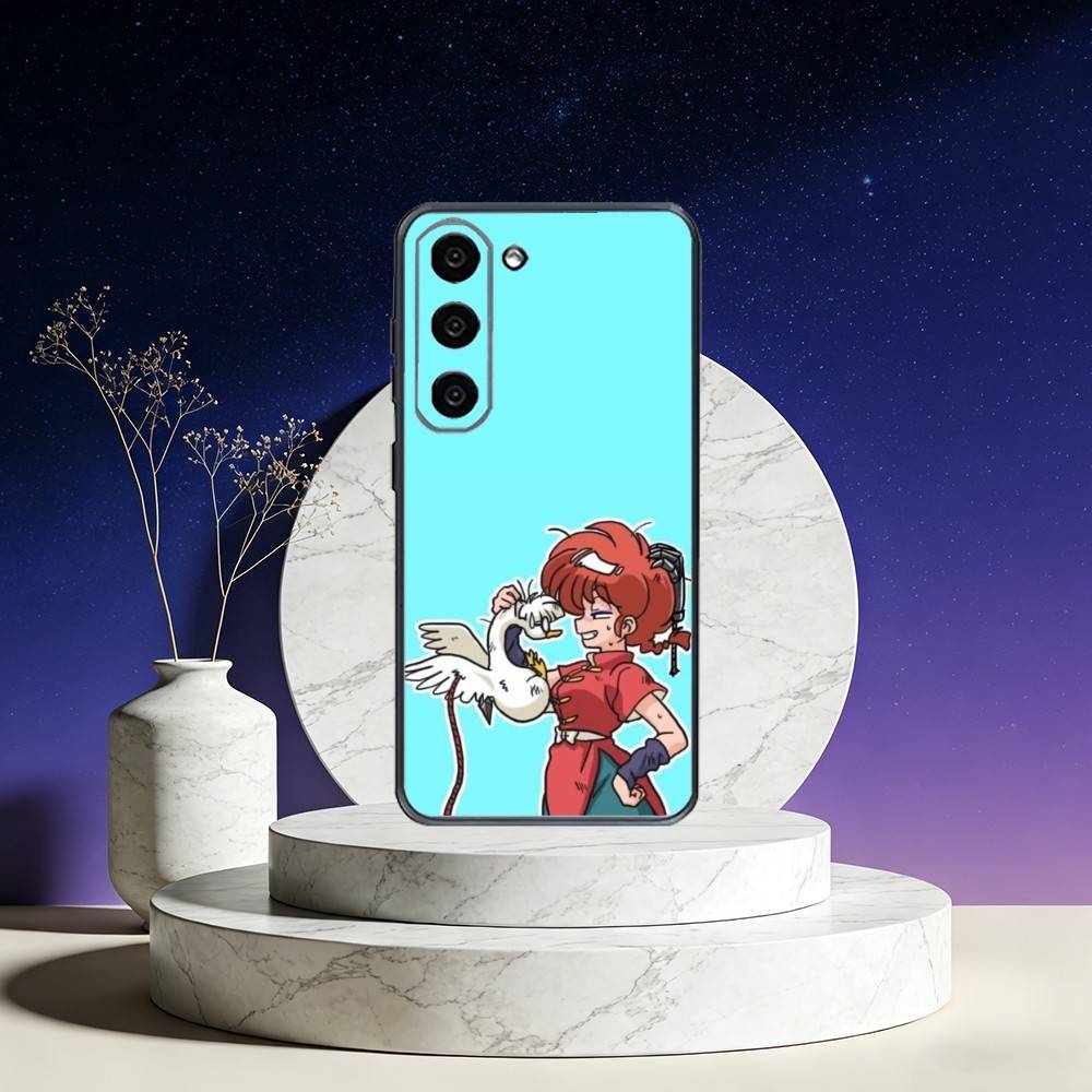 

Comics R-Ranma 1-2 Phone Case For Samsung Galaxy A73,A72,A71,A70,A53,A52,A51,Others Soft Black Cover Samsung a71 4g