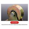 4Pcs V Shaped Plating Color Track Wheel Bearing Home Hardware Rigid Caster V Groove Wheel For Sliding Door Rollers