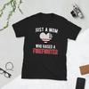 Firefighter Mom T Shirt Thin Red Line Fire Mother Of A