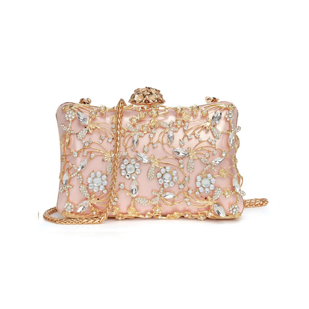 Evening Bag Clutch Purses For Women Rhinestones Purse Sparkling Party Shoulder Handbag Wedding Bag With Chain