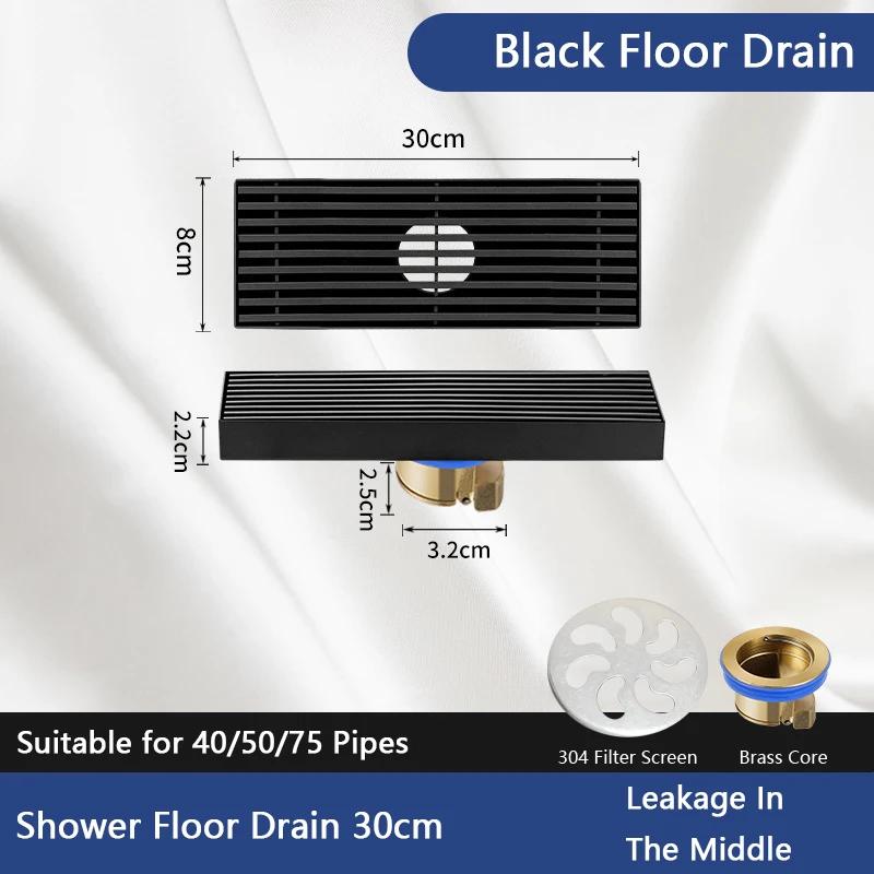 Bathroom Odorproof Floor Drain Stainless Steel Linear Shower Drainage Filter Crazy Drainage Floor Drain for Kitchen Accessories