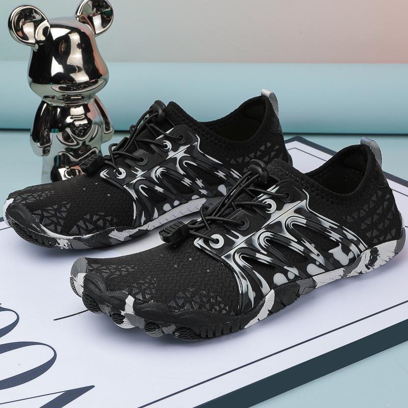 Summer New Lightweight and Breathable Stream Walking Shoes Couple Outdoor Swimming Beach Wading Shoes Hiking Five-finger Shoes Men