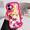 Sakura Uta Cure Idol Wavy Edge TPU Mobile Phone Case for iPhone 17 16 15 14 13 12 11 Air Pro Max Plus Colorful Cover