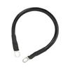 11.8in Ground Wire 4AWG 25mm² 150A High Toughness Flexible Earth Cable for Battery Inverter Black